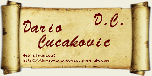Dario Čučaković vizit kartica
